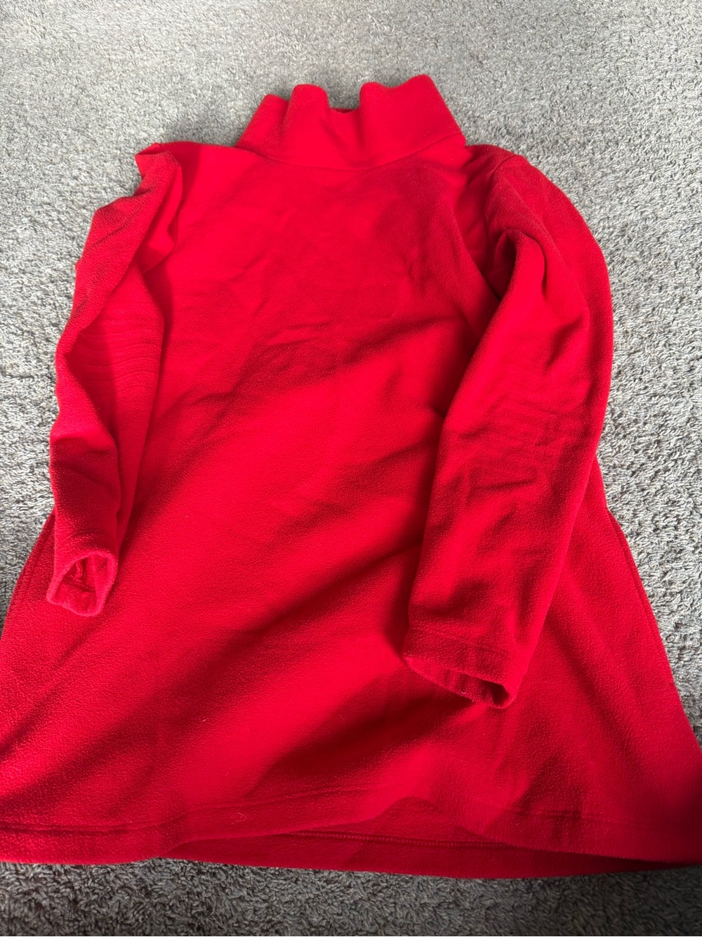 Dudley Stephens Bright Red Funnel Neck Pullover